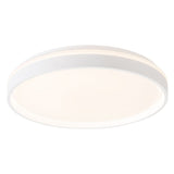 White 20inch Beanie Flush Mount by Kuzco