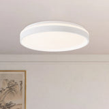 White 20inch Beanie Flush Mount by Kuzco