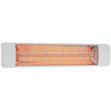 White Astra Dual Element 39inch 5000 Watt Electric Patio Heater by Eurofase Heating