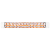 White Brix Dual Element 61" 3000 Watt Electric Patio Heather by Eurofase Heating