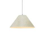 White Crackle Avola Small Ceramic Pendant by Justice Design