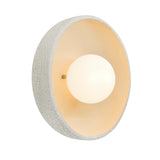 Flush Coupe Ceramic Wall Sconce