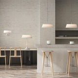 White Halo Pendant by Seed Design