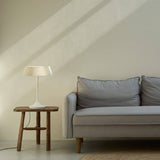 White Halo Table Lamp by Seed Design in Living Room