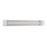 White Mason Dual Element 61inch 6000 Watt Electric Patio Heather by Eurofase Heating