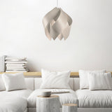 White Platzen Pendant Light by Traum in Living Room