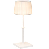 White Poldina Classic Portable Table Lamp by Zafferano