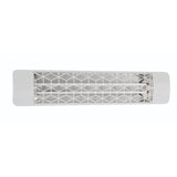 White Stella Dual Element 39" 4000 Watt Patio Heather by Eurofase Heating