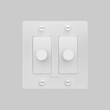 White with Logo 2G Dimmer-LED-Cross by Buster and Punch
