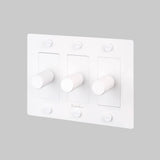 White with Logo 3G Dimmer-LED-Cross by Buster and Punch