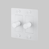 White without Logo 2G Dimmer-LED-Cross by Buster and Punch