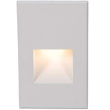 White on Aluminum WL-LED200 Endurance Step And Wall Light by WAC Lighting