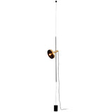 Whizz Pendant/Floor Lamp Gold and Black by Faro Barcelona