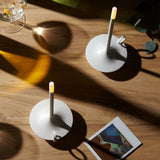 Wick Portable Lamp By Graypantsm Finish: White