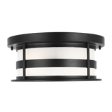 Wilburn Outdoor Flush Mount Black Generation Lighting