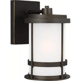 Wilburn Outdoor Wall Lantern — Small, Antique Bronze