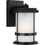 Wilburn Outdoor Wall Lantern — Small, Black