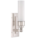Wilcox 1 Light Sconce Polished Nickel By Crystorama - Side View