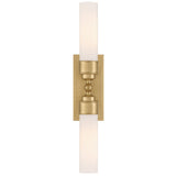 Wilcox 2 Light Sconce Aged Brass By Crystorama - Front View