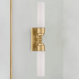 Wilcox 2 Light Sconce Aged Brass By Crystorama - Lifestyle View