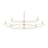 Willow 6-Light Chandelier Large in Soft Gold by Hubbardton Forge