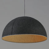 Wimbledon Acoustic Pendant Dark Gray By ET2 - Front View1