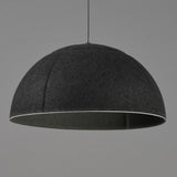 Wimbledon Acoustic Pendant Dark Gray By ET2 - Front View