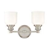 Windham Bath and Vanity Light - 2-Light - Polished Nickel by Hudson Valley