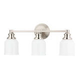 Windham Bath and Vanity Light - 3-Light - Satin Nickel by Hudson Valley