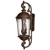 Windsor Double XL Wall Mount Lantern - River Rock - by Hinkley
