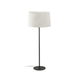 Windsor Floor Lamp Black and Linen by Faro Barcelona
