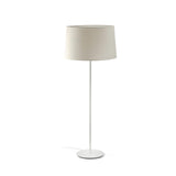 Windsor Floor Lamp White and Linen by Faro Barcelona