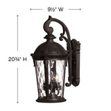 Windsor Wall Mount Lantern