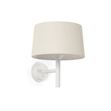 Windsor Wall Sconce White and Linen by Faro Barcelona