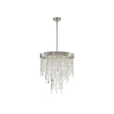 Winfield Crystal Chandelier 20'' Antique Silver
