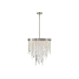 Winfield Crystal Chandelier 20'' Antique Silver