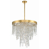 Winfield Crystal Chandelier 24'' Antique Gold