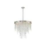 Winfield Crystal Chandelier 24'' Antique Silver