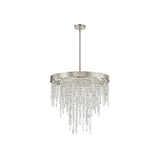 Winfield Crystal Chandelier 24'' Antique Silver