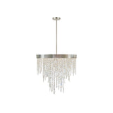 Winfield Crystal Chandelier 24'' Antique Silver