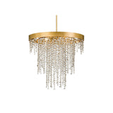 Winham Chandelier 24" Antique Gold