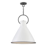 Winnie Large Pendant - Polished White - by Hinkley