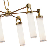 Wynwood Chandelier Vintage Brass Glossy Opal By Alora Detailed View