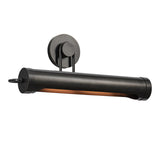 Wynwood Picture Light Urban Bronze Small By Alora Side View