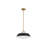 Xander Pendant 16" Vibrant Gold Black & White