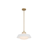 Xander Pendant 16" Vibrant Gold White