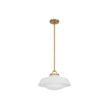 Xander Pendant 16" Vibrant Gold White