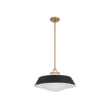 Xander Pendant 20" Vibrant Gold Black & White