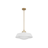 Xander Pendant 20" Vibrant Gold White