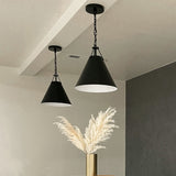 Xavier Pendant Small Matte Black By Crystorama - Lifestyle View2